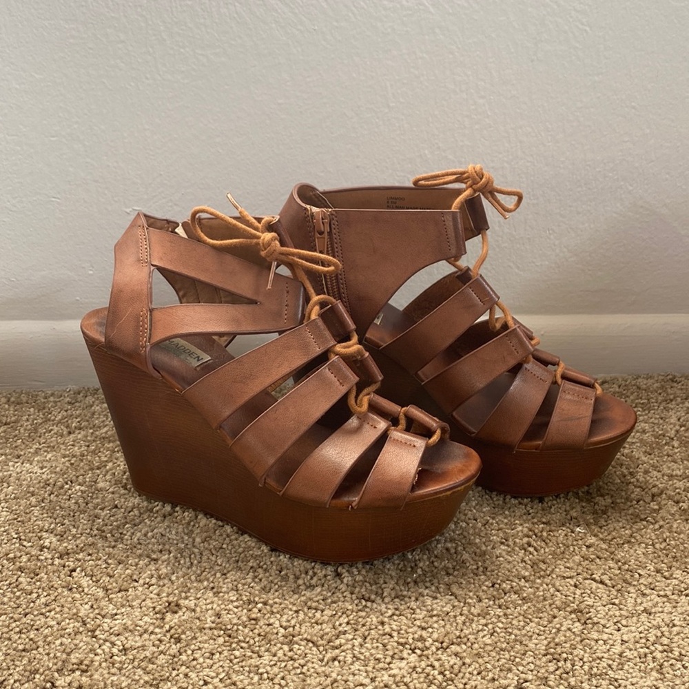 Steve Madden Wedges, fits like Size 8